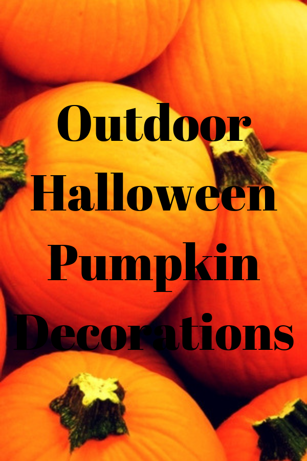 Outdoor Halloween Pumpkin Decorations